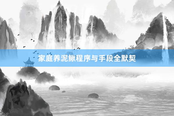 家庭养泥鳅程序与手段全默契